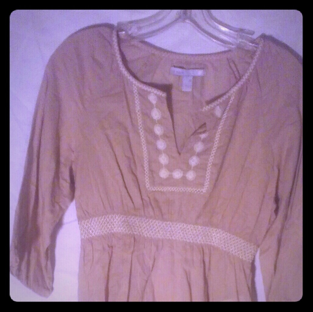 Old Navy (xs)Tan Blouse